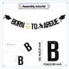 Born to Argue Banner,Congrats Lawyer Graduation Party Decorations,Class of 2024 Law School/Passed the Bar Graduation Party Supplies Gold Black