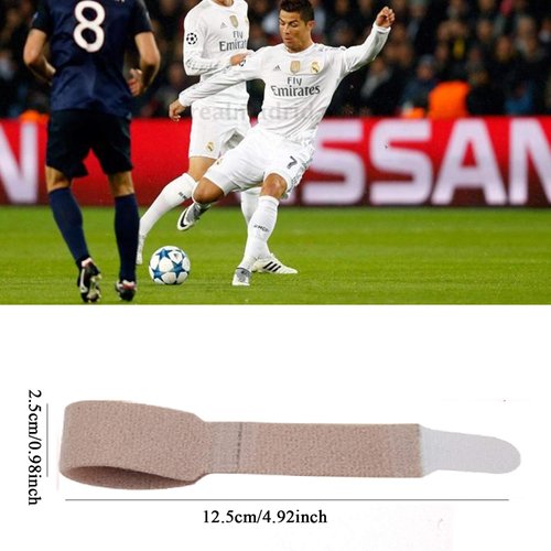 Yimanduo 20 Pieces Broken Toe Wraps, Cushioned Bandages, Hammer Toe Separator Splints, Toe Straight, Hammer Toe Wrap, Cushioned Corrector, for Broken Toe, Hammer Toe- L Size