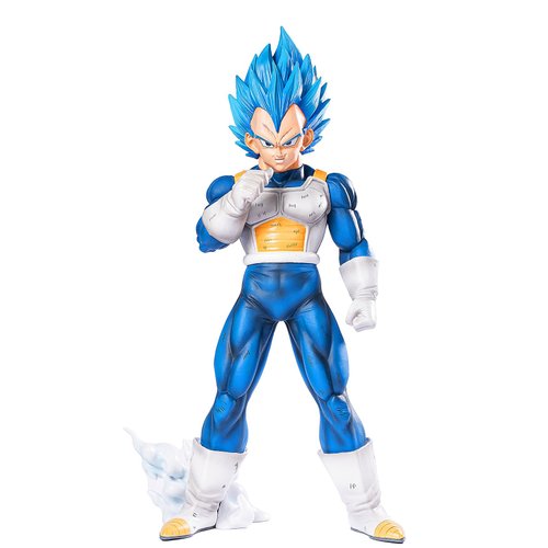 LESESOBE Vegeta Figure Statues Figurine DBZ Super Saiyan Blue Collection Birthday Gifts PVC 11 Inch