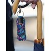 gearider Tropical Palm Leaves Design Portable Lip Gloss Tube Holder Keychain, Chapstick Sleeve