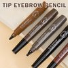 XINGXYUEL 3PCS Light Brown Microblading Eyebrow Pen Waterproof Eyebrow Pencil 4 Tip Eye Brow Pencils for Women Long Lasting Natural Brows Microblade Eyebrow Contouring Pen Lapiz De Cejas