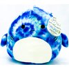 Squishmallow Kelly Toys Luther The 8" Blue Tie Dye Tiger Shark Super Soft Stuffed Plush Toy Pillow