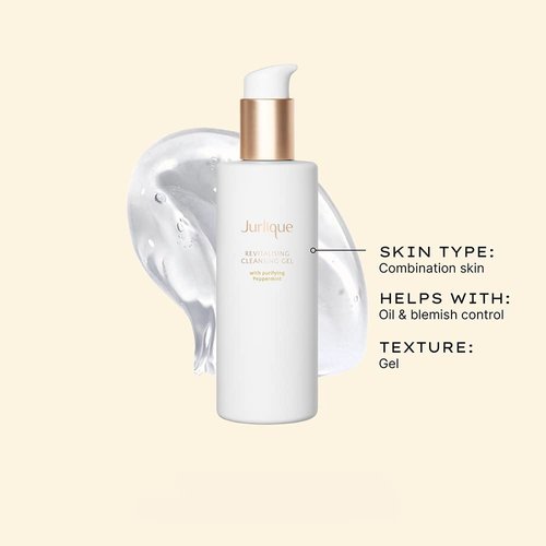 Jurlique Revitalizing Cleansing Gel, Makeup Remover and Clarifying Cleanser Face Wash, 6.7 Oz.
