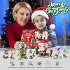 2024 Christmas Advent Calendar 6 IN 1 Santa Claus Christmas Tree Building Blocks Toys 12 Days Countdown Calendar Toys for Kids, Christmas Building Toys Party Favors, Kids Christmas Gifts for Boys & Girls