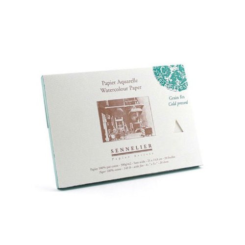 Sennelier Watercolor Paper Block 8.25X5.25 CP