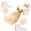 22 24 26 Inch 613 Blonde Bundles Blonde Straight Human Hair Bundles Brazilian Blonde Bundles Human Hair Unprocessed Virgin Hair 3 Bundles 613 Straight Bundles Hair Extensions