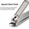 Nail Clippers, Cuticle Clipper, Medical Grade Stainless Steel, Sharp and Durable Nail Cutter for Men and Women (M-1110plus)