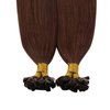 Sunny Auburn U Tip Hair Extensions Human Hair 20 inch Keratin Hair Extensions Human Hair Auburn Brown Utip Hair Extensions Hot Fusion Hair Extensions Human Hair Dark Auburn for Women 20inch 50S/50G