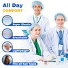 FRONTLINE Disposable Hairnets 100 Pack Hair Nets for Food Service Workers Hair Cap Surgical Bouffant Caps for Nurses Doctors for Men and Women (White, 21 Inch)