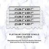 Parker Men’s SR1 Stainless Steel Straight Edge Razor With 5 Parker Platinum Blades