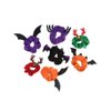 Pokinge 7pcs Halloween Christmas Flannel Scrunchies Women Elastic Hair Bands Ponytail Holder Hair Ties Festival Hair Accessories Ponytail Holder For Girls