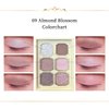 MilleFée Painting Shadow Palette 09 Almond Blossom, Eyeshadow Palette, Warm Deep, Cruelty-Free, Smudge-Proof, Smooth Powder, High Blendable, High Pigmented