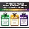 Fore! Cards 3 Game Bundle | 3 Fun & Interactive On-Course Golf Games to Suit Every Type of Golf Round | Never Play a Boring Round Again | Save Over 25%