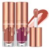LANGMANNI Tinted Lip Oil, Vibrant High-Shine Moisturizing Lip Care, Six Distinct Shades With Versatile & Cruelty-Free 0.24 Fl oz (#03+06, 0.25 Fl Oz (Pack of 2))