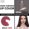 Gerard Cosmetics Metal Matte Liquid Lipstick It's Complicated | Mauve Purple Lipstick with Metallic Matte Finish | Super Pigmented Shimmer Matte Lipstick | Cruelty Free & Made in the USA