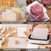 Hamburger Patty Paper, AIMEIKI 300Pcs 6x6 Inch Parchment Paper Sheets for Smash Burgers, Non Stick Patty Paper Squares Burger Press Paper for Seperating Patty, Freezing or Candy Wrappers