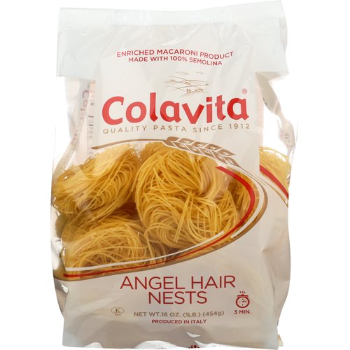 Colavita Capellini Nest Angel Hair Pasta, 16 Oz