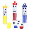 COZZIYCUL 3 Pack Left Right Center Dice Game Prime Set Dices and Chips Left Right Dice Game for Party Activity