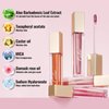 Oulac Purple Lip Gloss High-shine Moisturizing Lip Gloss Oil Liquid Lipstick Non-stick Cup Glitter Lipstick Lip Tint Reduce Fine Lines Lip Glaze For Dry Lip C14