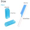 ZMD Hair Curlers, 20PCS Plastic Rollers Set, 0.98in/2.5cm Snap on Self Grip Rollers with Mini Comb, Heatless Rollers for Short Medium Thin Fine Hair, Tools for DIY Hairstyling