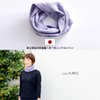 CHARM Neck Warmer for Women and Men - Warm Organic Cotton Headbands Made in Japan Ear Beanie Head Band Mix White