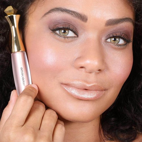 Mirenesse Metallic Gloss Plumper, 3 in 1 Instantly Plumps with Vitamin C + Vitamin E and Metallic Lip Gloss Shine, Vegan and Toxin Free, 3 Idol .15 oz