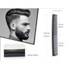 AFT90 Carbon Fiber Cutting Comb, Professional 8.15” Styling Comb, Hairdressing Comb For All Hair Types, Fine and Wide Tooth Hair Barber Comb