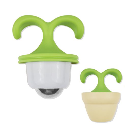 Ice Globes for Face - 2pcs Ice Roller for Face Women, Massage Ball Roller, Relieve Discomfort And Puffiness for Face, Eye Lag, Green Plantlike
