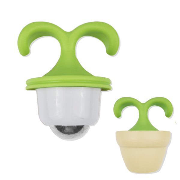 Ice Globes for Face - 2pcs Ice Roller for Face Women, Massage Ball Roller, Relieve Discomfort And Puffiness for Face, Eye Lag, Green Plantlike