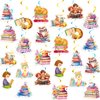 24 PCS Books Hanging Swirl Decorations Reading Ceiling Streamers Hanging Decorations Books Party Decorations for Books Birthday Party Supplies Library Decorations