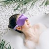 Umisleep Lavender Eye Mask, Aromatherapy Weighted Sleep Mask for Dry Eyes Men Women, Microwave Hot Therapy Eye Cover for Compression Pain Relief, Eye Pillow for Puffy Eyes, Migraine, Sinus Pain, Pink