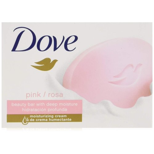 Dove Beauty Bars, Pink 4 oz, 2 ea (Pack of 2)