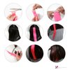 Beaute Galleria Bundle 11 Pieces Single Color 21 Inches Straight Party Highlights Clip In Synthetic Hair Extensions Cosplay Comic Con Halloween Costume (Pink)