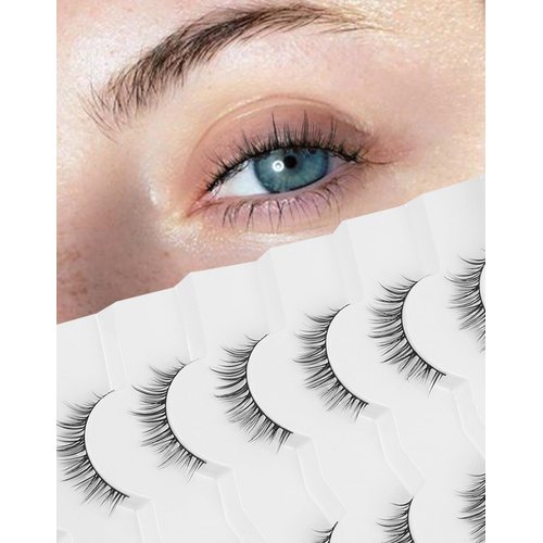 Natural Lashes Natural Eyelashes Short Eyelashes Natural Look False Eyelashes Wispy Eye Lashes Small Lashes Fake Lashes K17