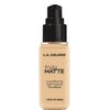 L.A. COLORS Truly Matte Foundation, Porcelain, 1.35 Fl. Oz.