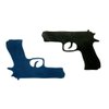 Oottati 2 Sheets Small Cute Temporary Tattoo Stickers Gun Arm for Men Women Teens