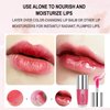 youngfocus Hydrating Lip Glow Oil, Plumping Lip Oil, Tinted Lip Balm Lip Care, Transparent Toot Lip Oil, Moisturizing Lip Gloss, Non-Sticky Long Lasting Lip Oil Gloss, Lip Plumper Gloss
