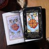 SUNHHX Tarot Cards Set, Tarot Cards for Beginners with Meanings on Them，Tarot Cards with Guide Book for Beginners