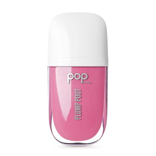 POP Beauty PLUMP POUT | FUSCHSIA FREESIA - Plumping Lip Oil and Hydrating Lip Gloss | Long Lasting Nourishing Lip Glow Oil, Non-Sticky