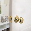 Design House 753285 Cambridge 2-Way Adjustable Entry Door Knob, Polished Brass