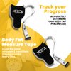 Body Tape Measure and Skinfold Caliper for Body Set - (Pack of 4) - Skin Fold Body Fat Analyzer and BMI Measurement Tool by MEDca