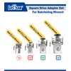 LABEAR- 4pcs socket wrench adapters, Ratcheting Wrench to Square Drive Adapter Set