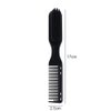 Pokinge 4PCS Double-sided Beards Comb Men Oil Hair Brush, Nylon Hair Bristles Professional Shave Beard Brush, Beard Styling Brush for Salons Home Use