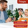 Forest & Twelfth 4" Transforming Jungle Animal Toy Small - Unique Action Figure for Kids, Eagle-to-Robot and Vice-Versa in Seconds, Great Gift for Boys and Girls (4" Eagle)