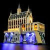 YEABRICKS LED Light for 76435 Harry Potter Hogwarts Castle Great Hall Building Blocks Model (Building Set NOT Included)