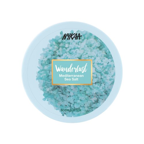 Nykaa Wanderlust Mediterranean Sea Salt Body Butter - Hydrating & Moisturizing Body Cream With Shea & Cocoa Butter - Paraben, SLS & Cruetly Free - 6.76 fl.oz