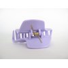 Lavender purple hair claw clip for medium fine hair