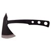 Perfect Point Throwing Axe – Black/Satin Finish Stainless Steel Blades and Black Stainless Steel Handle, Includes Nylon Sheath, Full Tang Construction, Well Balanced, Throwing Sport Axes – PP-107B