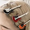 OTEEGX 6PCS Cute Y2K Hair Clips Guitar Duckbill Metal Hair Clip Vintage Hair Pins Y2K for Women Accessories Grunge Style1
