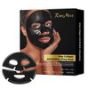 Bio-Collagen Face Mask - Deep Collagen Wrinkle Lifting Mask - Pack of 5 Black Facial Masks for Overnight Firming and Hydration - Enhanced Skin Elasticity, Infused with Collagen Essence